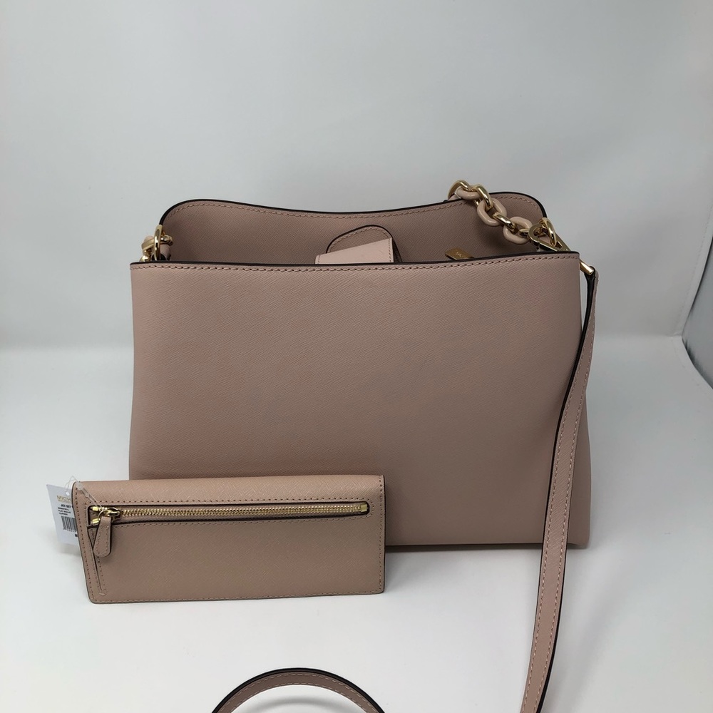 NWT Michael Kors large ew Sofia satchel&wallet - Picture 4 of 8